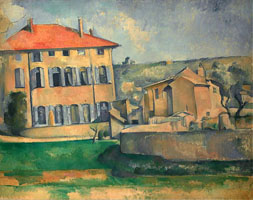 Cuadro de Paul Cézanne - Casa en Aix