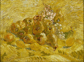 Cuadro de Vincent Willem van Gogh  - Quinces, limones, peras y uvas