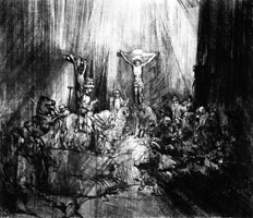 Cuadro de Rembrandt Harmenszoon van Rijn  - Las Tres Cruces
