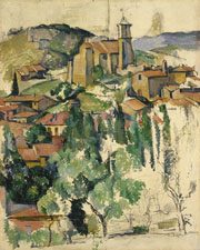 Cuadro de Paul Cézanne - El pueblo de Gardanne