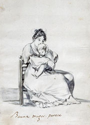 Cuadro de Francisco de Goya y Lucientes - Buena muger, parece. Álbum 