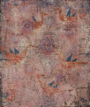 Cuadro de Paul Klee - pájaros Blaugeflügelte