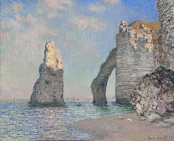 Cuadro de Oscar-Claude Monet - La Aguja de la Roca y la Puerta de Aval