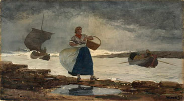 Cuadro de Homer winslow - Dentro de la barra