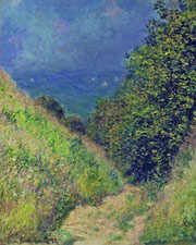 Cuadro de Oscar-Claude Monet - Sendero en Pourville
