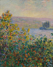 Cuadro de Oscar-Claude Monet - Camas de flores en Vétheuil