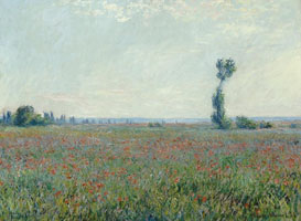 Cuadro de Oscar-Claude Monet - Campo de Amapolas II
