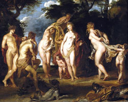 Cuadro de Peter Paul Rubens - El juicio de paris