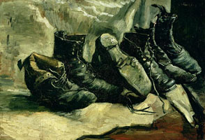 Cuadro de Vincent Willem van Gogh  - Tres Pares de Zapatos