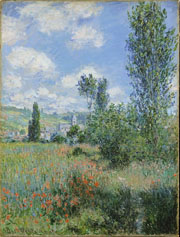 Cuadro de Oscar-Claude Monet - Lane en los Campos de la amapola, Isla de San Martín