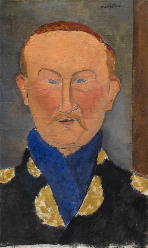Cuadro de Amedeo Modigliani - Léon Bakst (1917)
