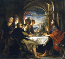 Cuadro de Peter Paul Rubens - La cena de Emaús