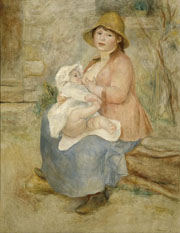 Cuadro de Pierre Auguste Renoir - Maternidad