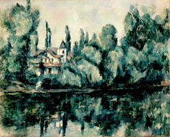 Cuadro de Paul Cézanne - Los bancos del Marne