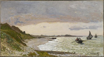 Cuadro de Oscar-Claude Monet - La Costa en SainteAdresse