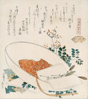 Cuadro de Katsushika Hokusai  - Myriad cáscara de hierbas