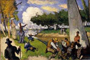 Cuadro de Paul Cézanne - Los pescadores