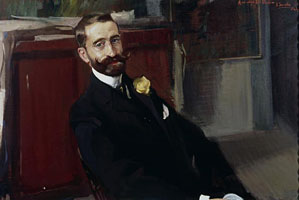 Cuadro de Joaquín Sorolla y Bastida - Retrato de Jacinto Felipe Picón y Pardiñas
