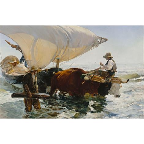La vuelta de la pesca - transportar el barco