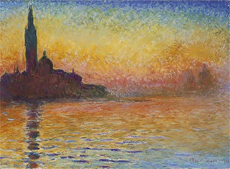 Crepúsculo en Venecia