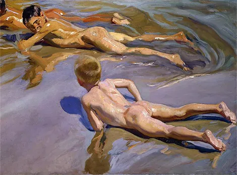 Niños en la playa