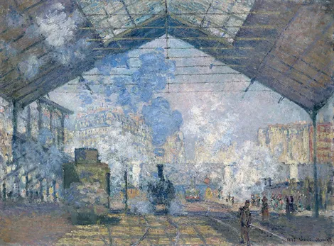 Saint-Lazare Station, Exterior View,  1877