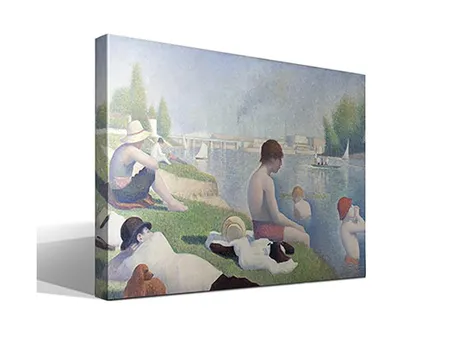 Bañistas en  Asnières