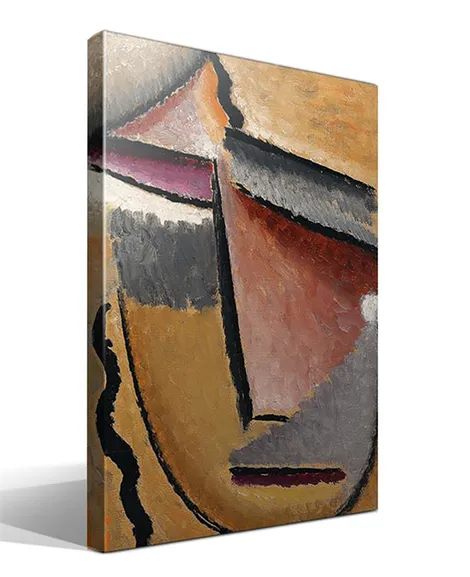 Cabeza Abstracta Retrato de Mela Eschrich