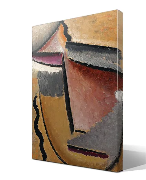 Cabeza Abstracta Retrato de Mela Eschrich