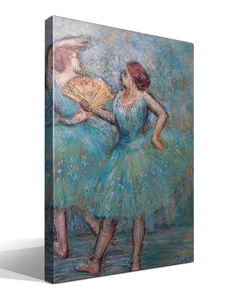 Dos bailarinas azul