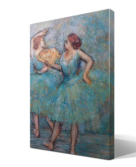 Dos bailarinas azul