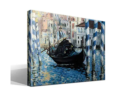 Góndola en el Gran Canal de Venecia