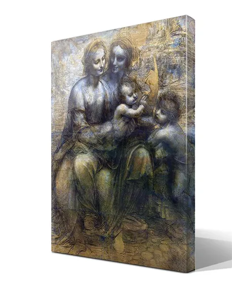  Madonna y Niño con Santa Ana y el Joven San Juan