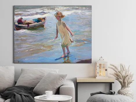 Niña en la playa, Valencia