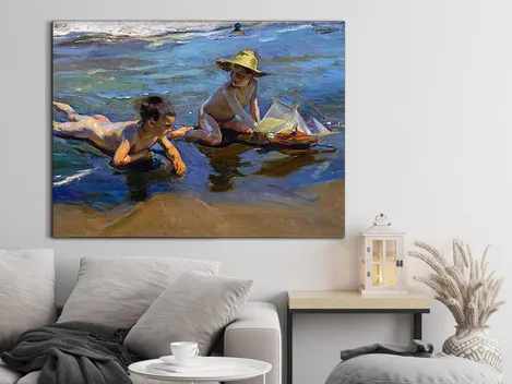 Niños en la playa II