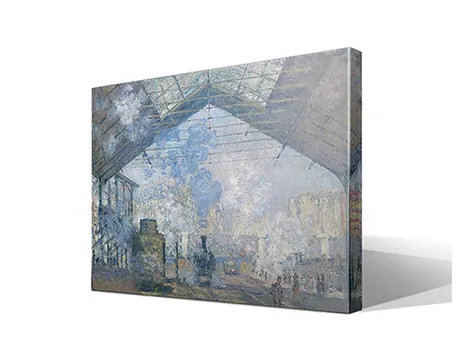 Saint-Lazare Station, Exterior View,  1877