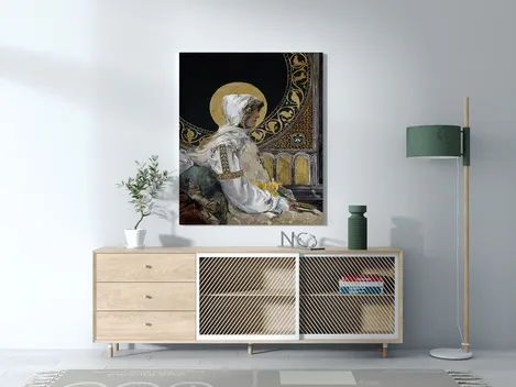 Santa en oración