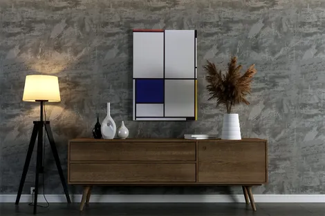 Tabla I con Rojo, Negro, Azul y Amarillo