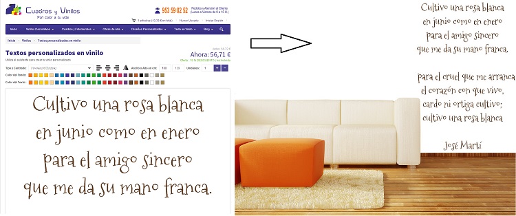 TEXTOS EN VINILO: LA DECORACIÓN QUE HACE PENSAR